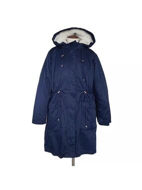 Torrid Navy 3 in 1 Parka -22F/-30C Water/Wind Resistant Hooded Womens Size 3X